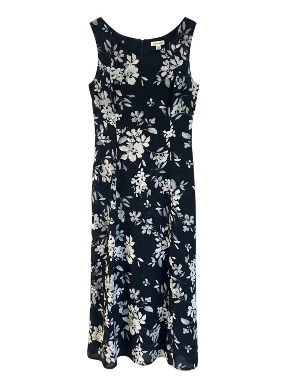 Coldwater Creek Women's Size PS Reversable Dress Floral & Polka Dot Fit & Flare